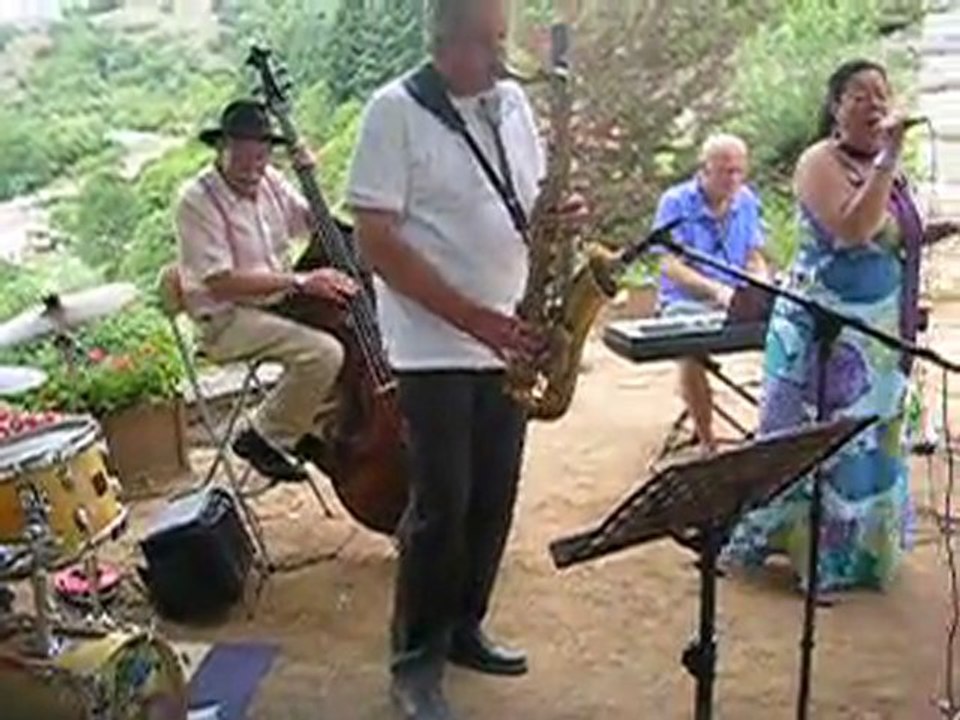 Le groupe de Jazz Evergreen Swingtet en concert privé à St Martin Valamas en Ardèche