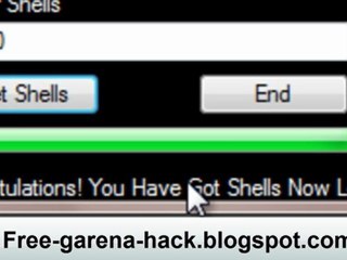 Free Garena shells Hack Adder ! [August Sep Oct  2012]