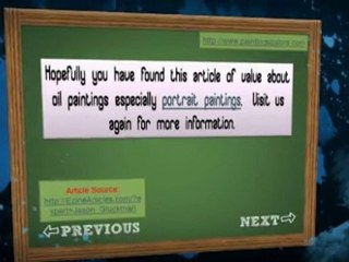 Facts About Oil Paintings