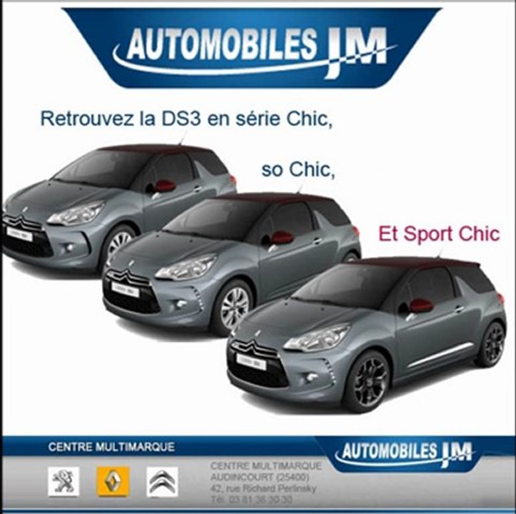 video ds3 automobiles JM