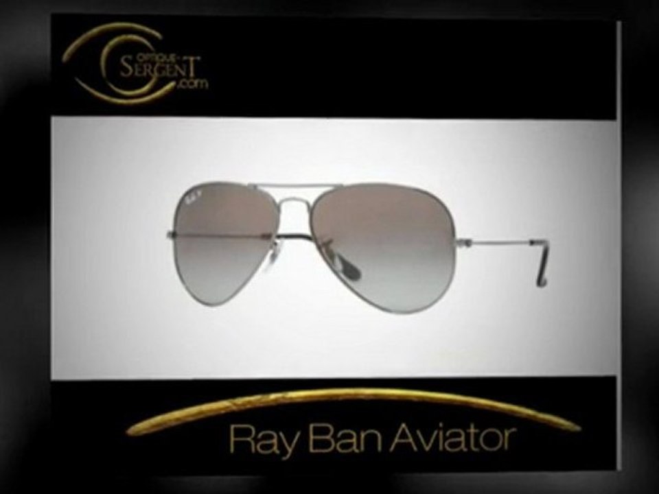 Lunettes de soleil RayBan Aviator - Montures solaires RayBan Aviator