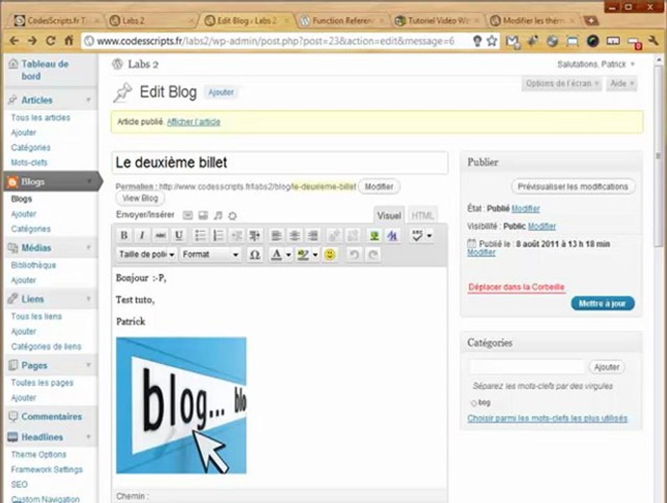 Ajouter un Custom Post Type dans WordPress