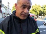Un appartement dévasté par le feu au dessus du Radis Noir