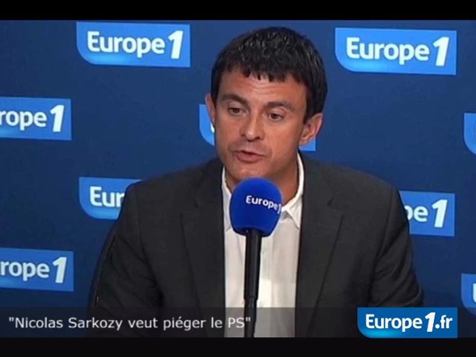 "Nicolas Sarkozy veut piéger le PS"