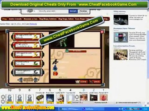 Ninja Saga Cheats AUGUST 2011