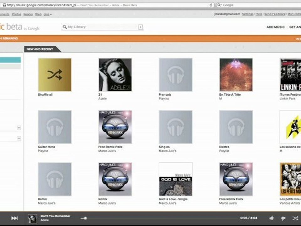 Google Music Beta - Test + Invitation