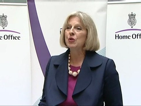 Theresa May speaks out about London riots
