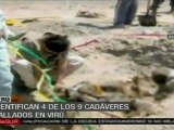 Perú: identifican 4 de los 9 cadáveres hallados en Virú