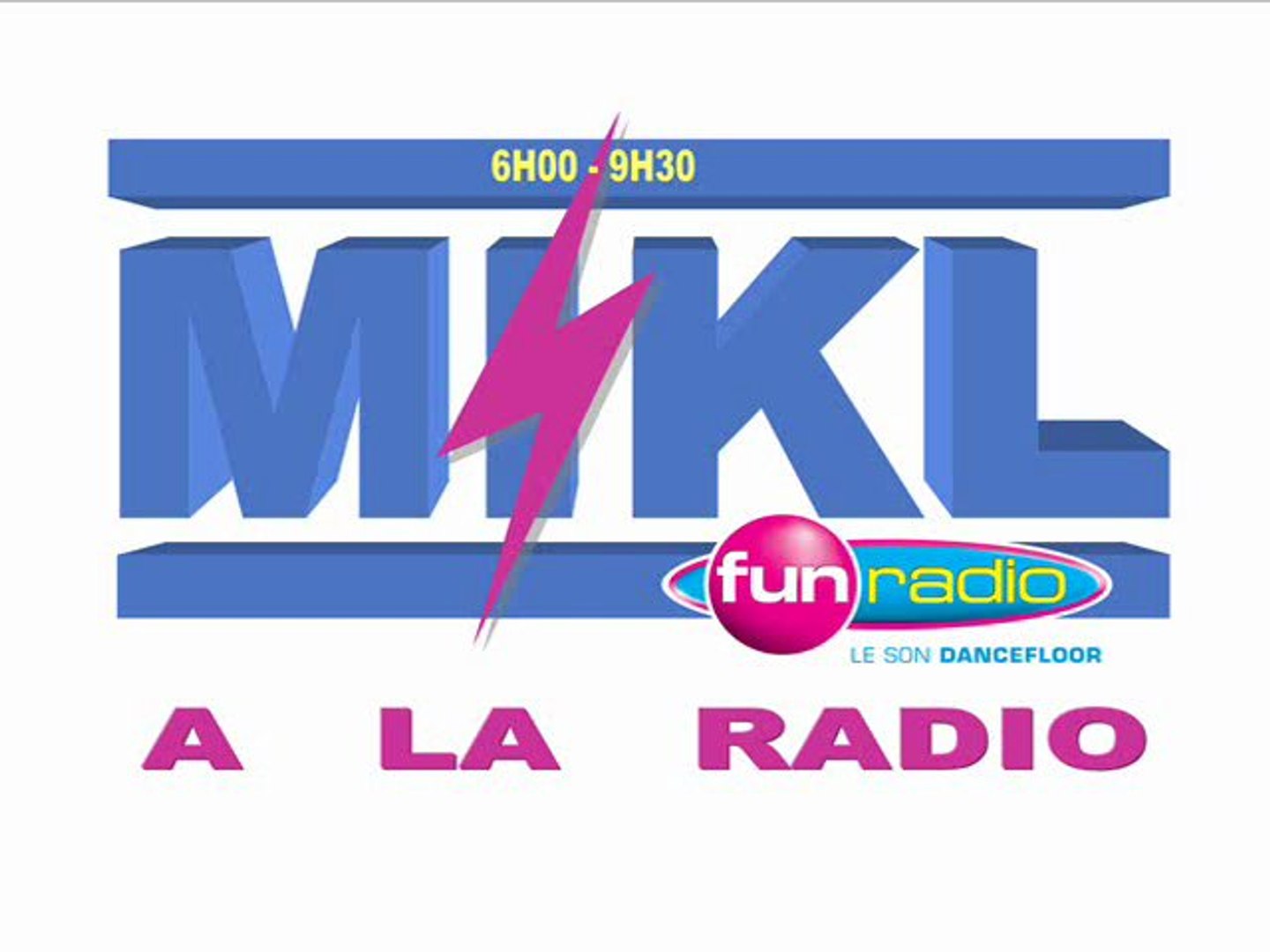Jingle de fin d'émission - Mikl à la radio Fun Radio Belgique - Vidéo  Dailymotion
