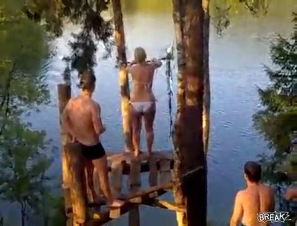 10 urkomische Rope Swing-Fail