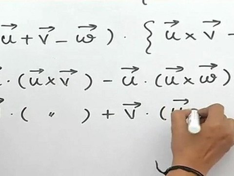 Three Dimensional Geometry and Vector Algebra - scalar triple product