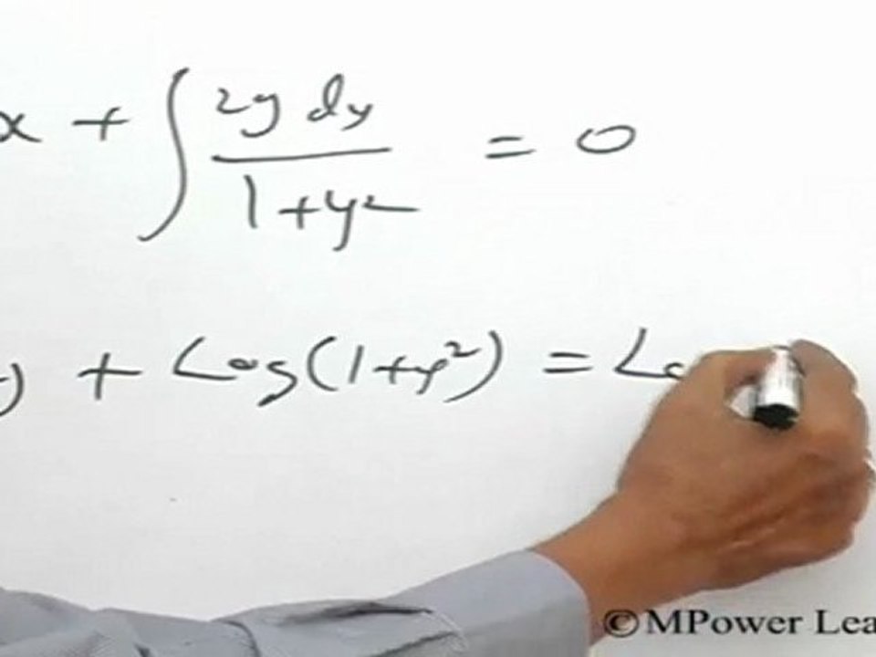 Differential Equations - Re writing into variable separable form