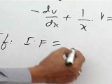 Differential Equations - Conversion to standard form of linear differential equation