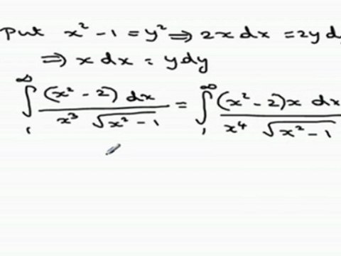 Definite Integrals - Use substitution