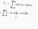 Definite Integrals - Get I1 in terms of I2
