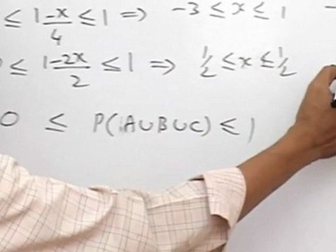 Probability - Use of 0 less than or equal to P(A) less than or equal to1 inequality