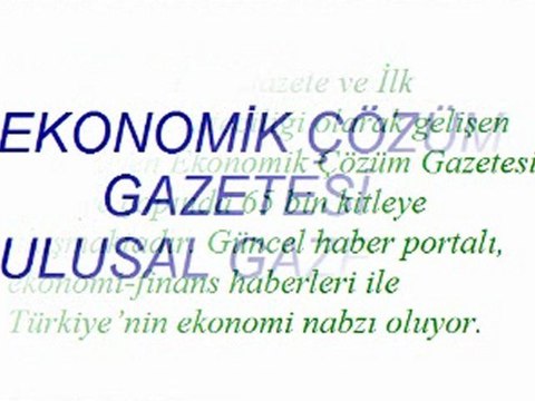 İstanbul Ekonomi Gazetesi /0232/ 483 05 70 İstanbul Ekonomi