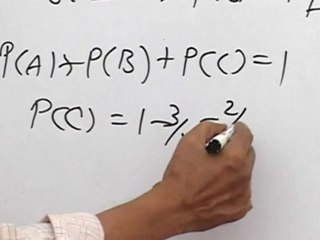 Probability - Odd Probability against rule; P(A u B u C)