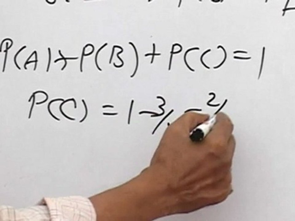 Probability - Odd Probability against rule; P(A u B u C)