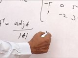 Matrices & Determinants - Finding the adjoint & inverse of matrix