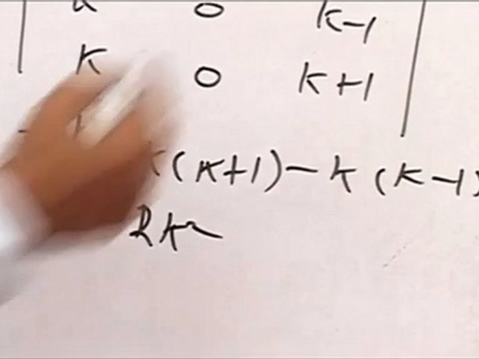 Matrices & Determinants - Property  of determinants & using definite integration
