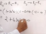 Matrices & Determinants - Apply Trigonometry & property of determinants