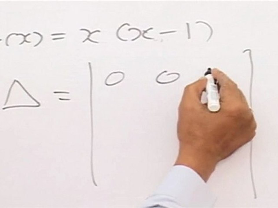 Matrices & Determinants - Function values;value of determinants