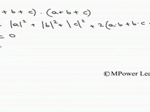 Three Dimensional Geometry, Vector Algebra - Dot product