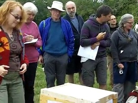 The Perone Automatic hive at the Natural Beekeeping Conference