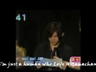 Dear Yamachan, I dunno why I love U.