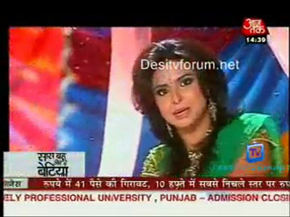 Saas Bahu Aur Betiyan [Aaj Tak] - 9th August 2011 Part1