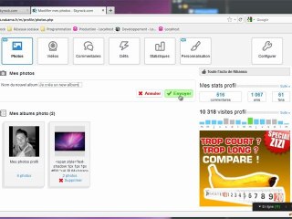 [Skyrock.com] - Profil v5 - Bug administration des albums (Résolu)