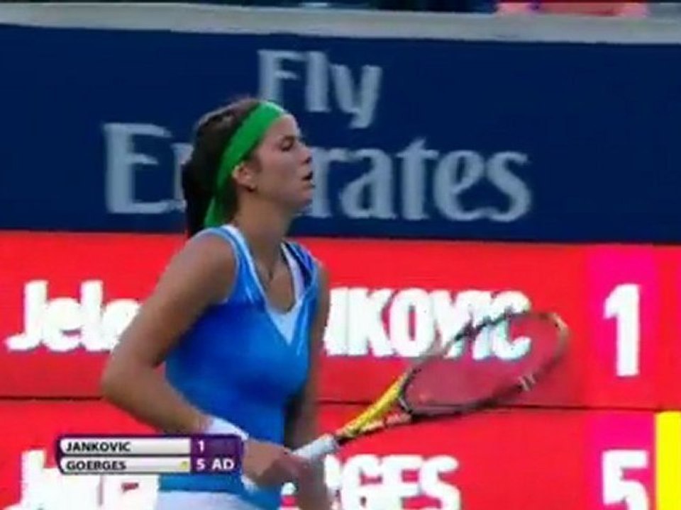 Goerges batte Jankovic - Toronto, 1° turno