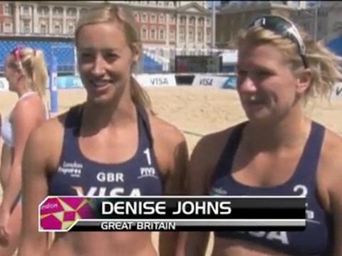 Londres 2012 - todo a punto para el volley playa