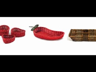 Wicker Home Decor_serving trays