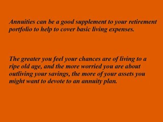 My Ten Benefits Of Buying An Annuity And Get A FREE ...