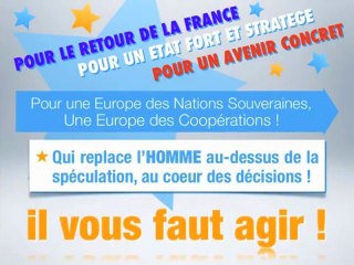 Replacer l'Homme au coeur des décisions ,au-dessus de la spéculation