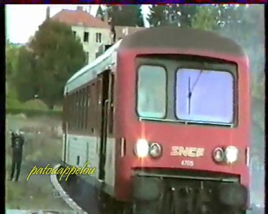 dernier autorail Voyageurs Firminy Dunières 1997