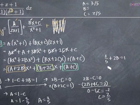 Partial Fractions – Distinct Quadratic Factors 1
