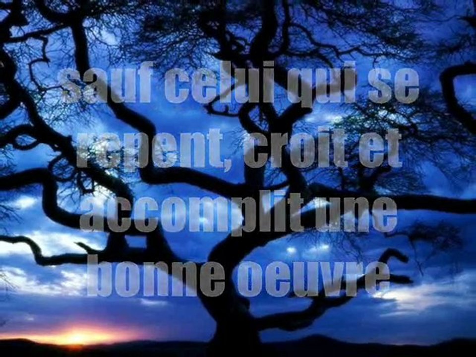 récitation de verset de la Sourate fourqane par Sheikh Albany