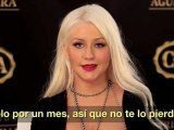 Teasing de Christina Aguilera pour sa collection pour C&A au Mexique