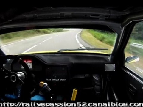 Embarquée Fabrice Girault (106 Maxi) Course de Côte du Mont de Fourche 2011