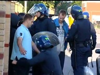 Riots spread north for a second night