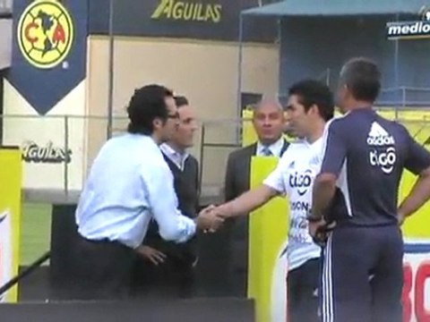 Medio Tiempo.com - Salvador Cabañas volvió a pisar los campos de Coapa, 8 de Agosto del 2011