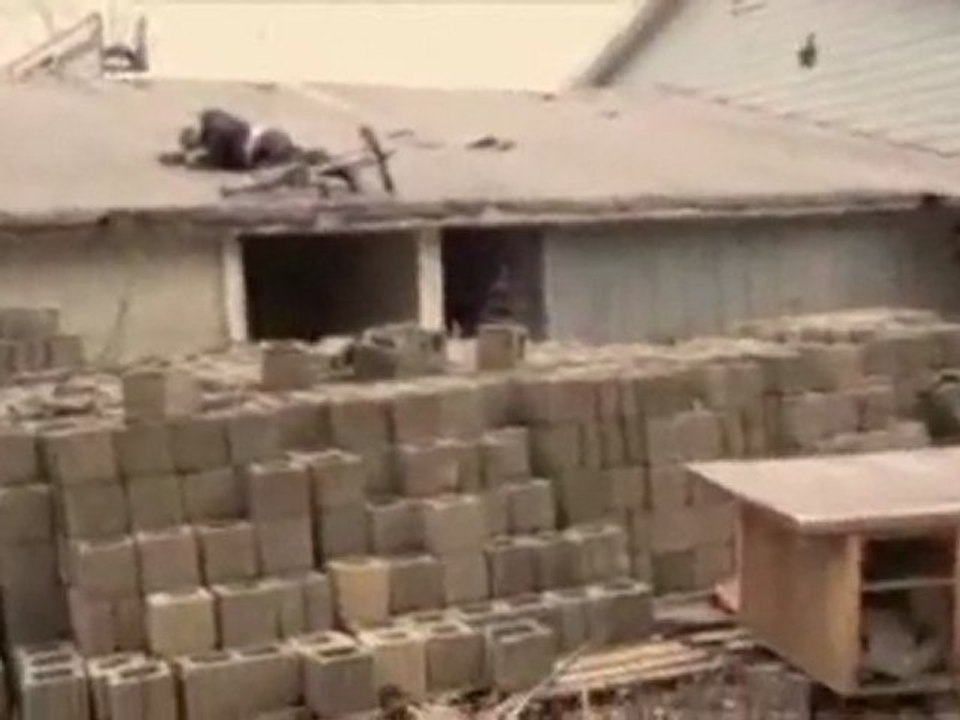 BMX Stunt Rider ALMOST Lands Roof Jump