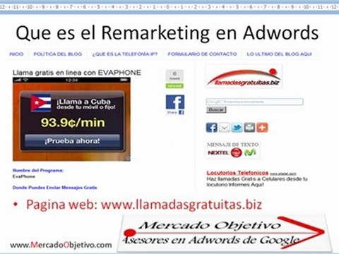 Que es Remarketing en Adwords