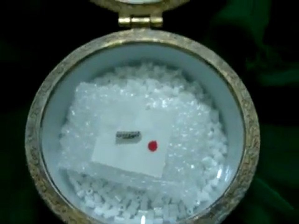 Kalma-A-Tayab On Rice. Calligraphy By Kaleemullah Sahito.