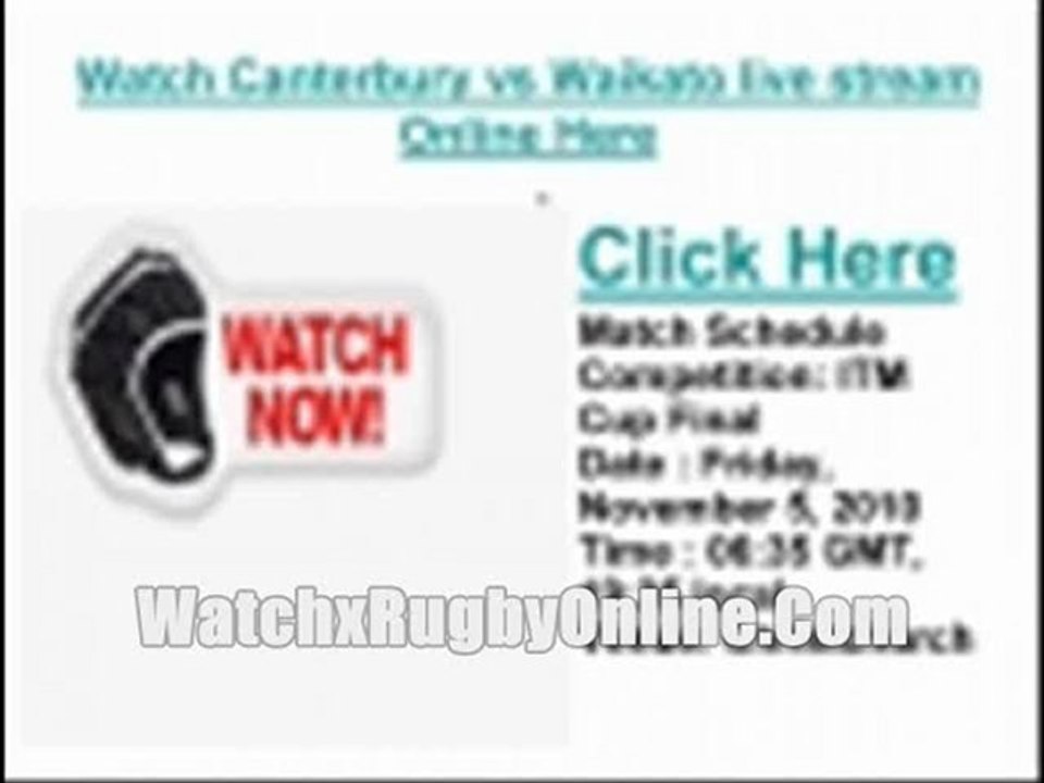 watch ITM Cup Rugby live video streaming