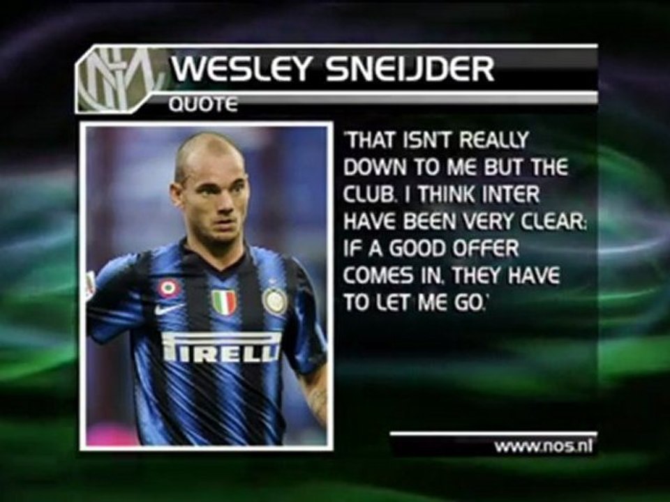 Sneijder sprach inoffiziell mit ManU