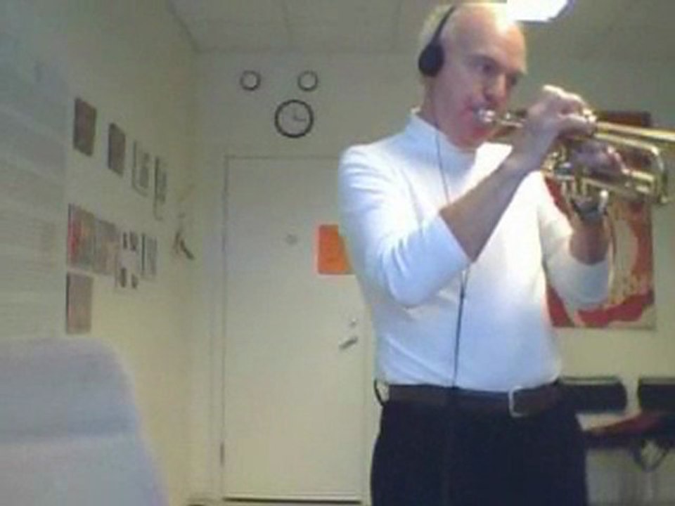 Ballad "LA MER";  Johnny D Bergh on Trumpet.